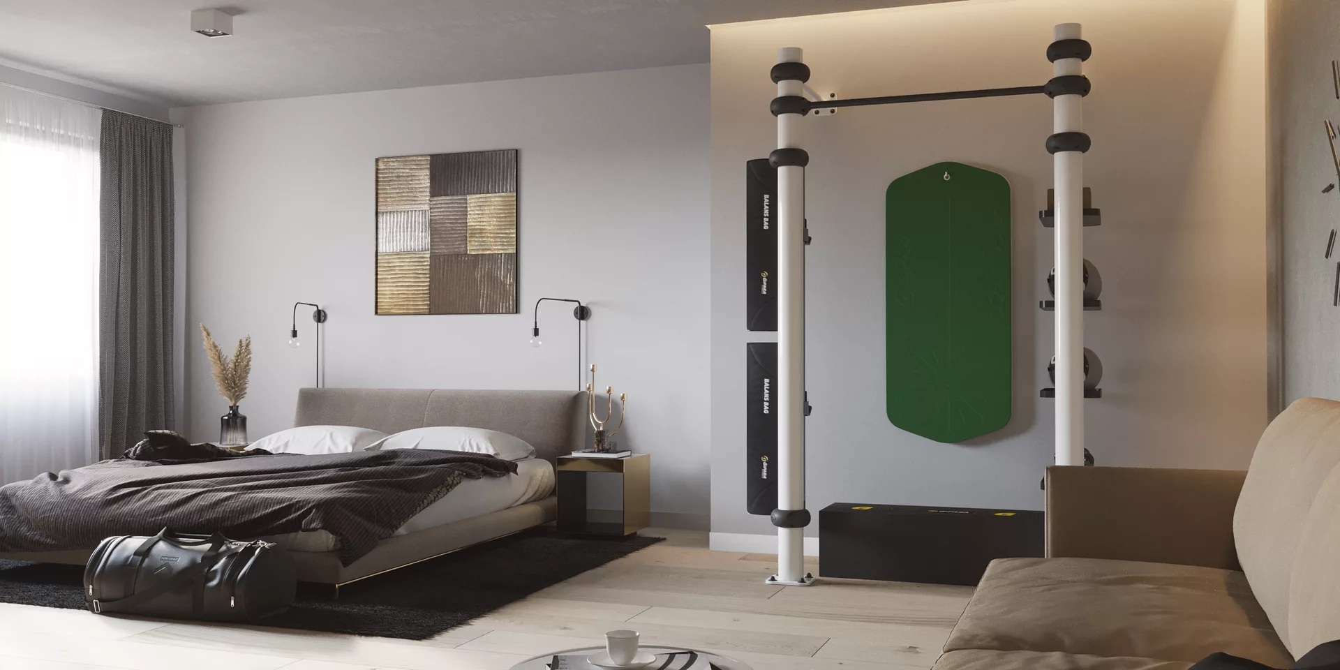 Siłownia do pokoju hotelowego - ADAPTIVA G-WALL