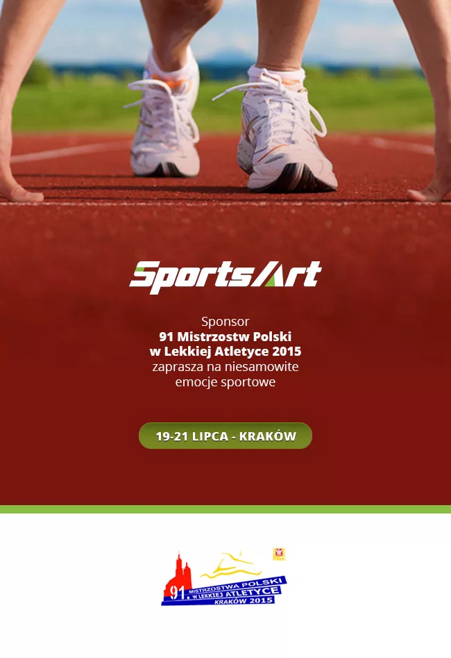 SportsArt Sponsor Mistrzostw Polski w Lekkiej Atletyce 2015